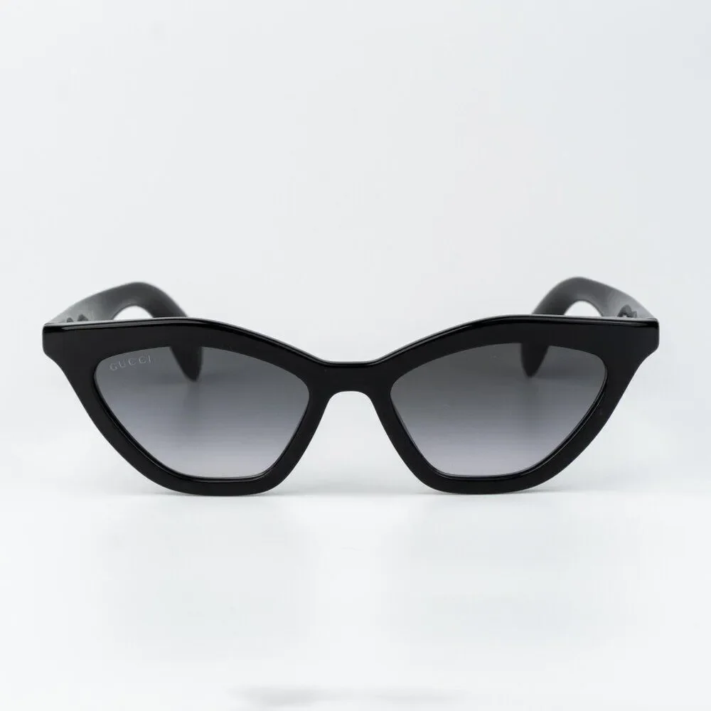 Gucci Women Sunglasses Black Smoke Cat Eye GG1931S 001 NEW AUTHENTIC